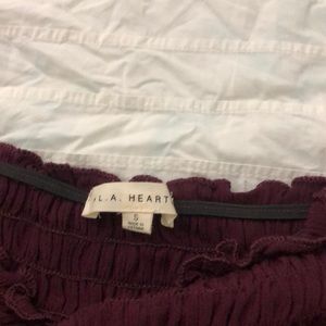 PacSun Tops - Purple off the shoulder shirt from PacSun PacSun Tops - Purple off the shoulder shirt from PacSun